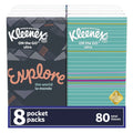 Kleenex Pocket Pack 3-Ply Facial Tissue 8-3/5 X 8-3/10 Inch Pocket Pack 960 per